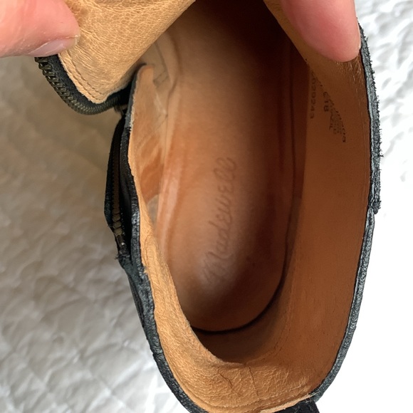 Madewell Darcy Boot block heel leather/suede - Picture 7 of 9